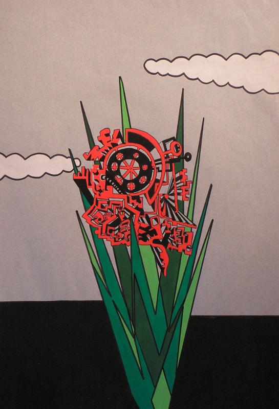 Die Ungewißheit, 1972, Tempera-Karton, 47x65.jpg